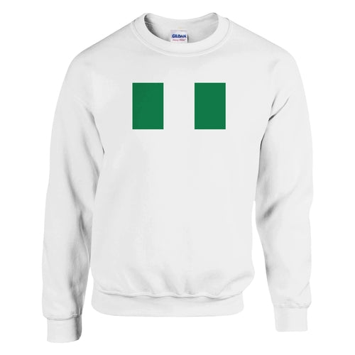 Sweat-shirt Drapeau du Nigeria